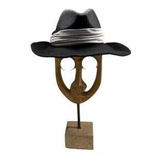 Eugenia Kim Velvet Trim Wool Fedora Hat